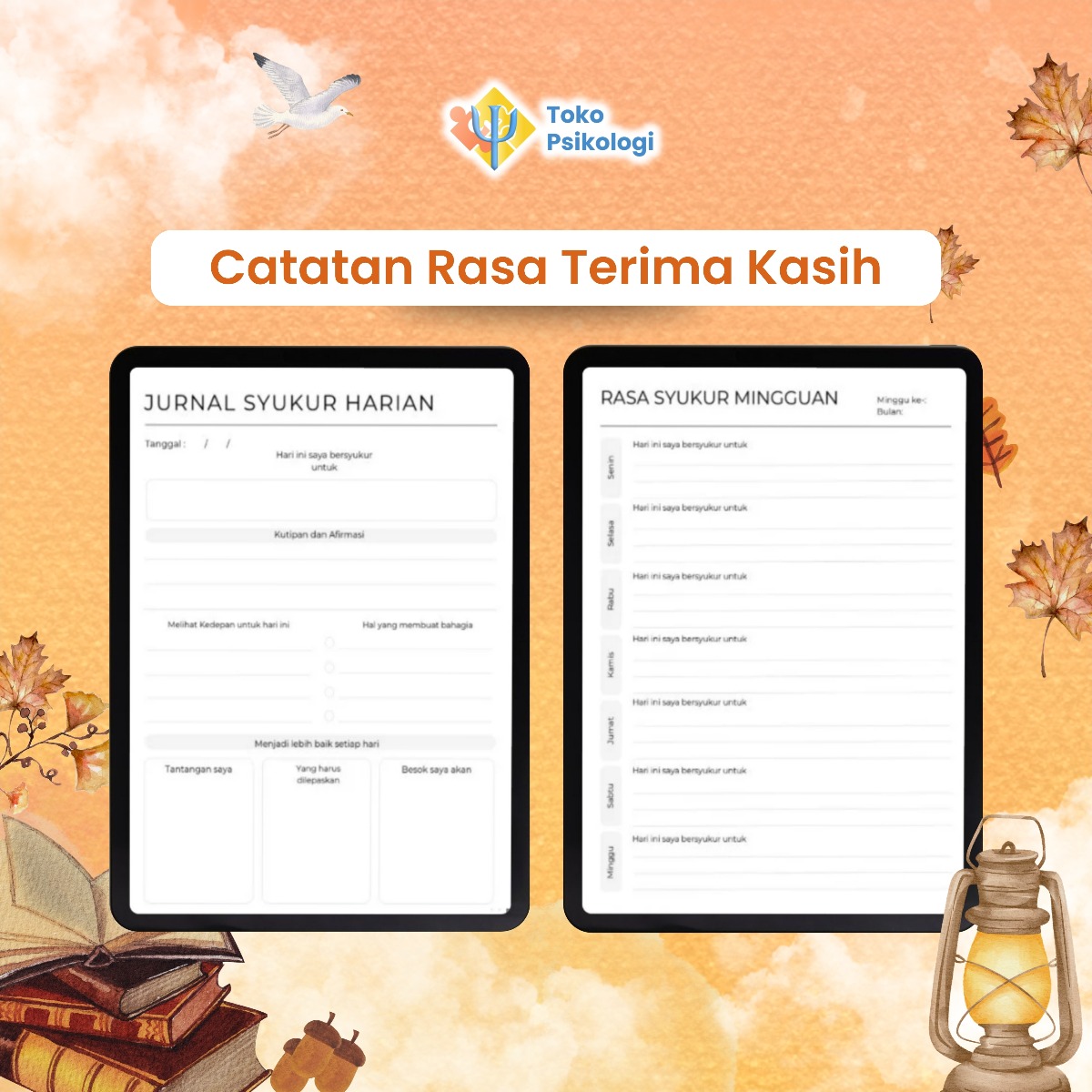Catatan Rasa Terima Kasih | Toko Psikologi