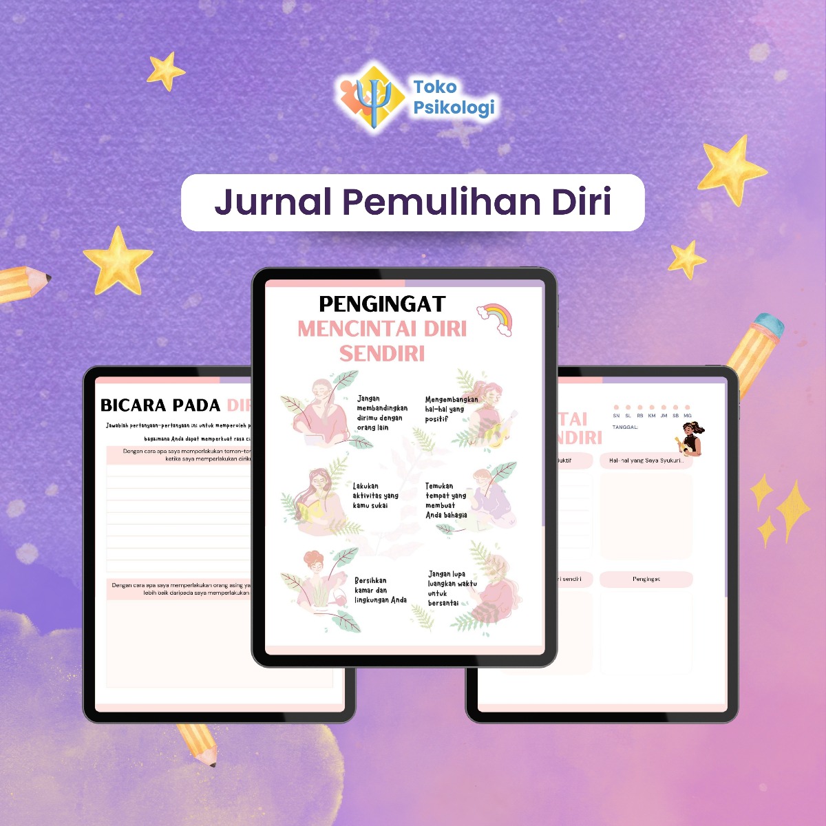 Jurnal Pemulihan Diri | Toko Psikologi