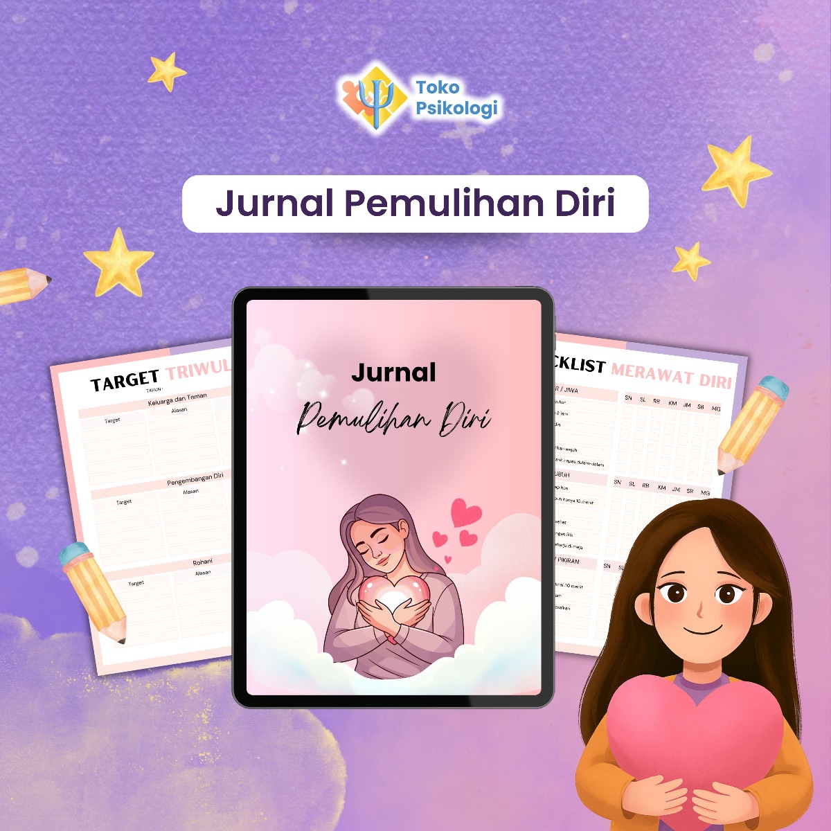 Jurnal Pemulihan Diri | Toko Psikologi
